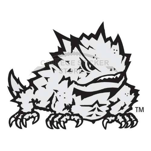 Homemade TCU Horned Frogs Iron-on Transfers (Wall Stickers)NO.6431